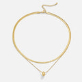 Layered Bella Teardrop Necklace